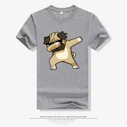 Мужские футболки модные Животные Собака принт хипстер забавная Футболка Мужская Летняя Повседневная Женская Хип-Хоп Футболка мужские