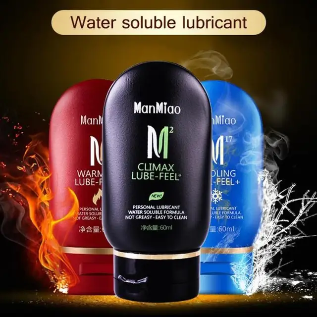 60ml Warming Cooling Lubricant Silk Sex Lubricants Silky Thick Water-based Sex Oil Vaginal Anal Gel Sex Products For Adult 1