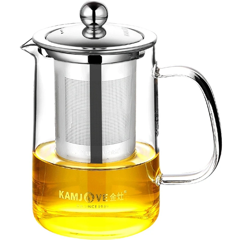 Kamjove, чайная чашка, элегантная чашка, Бор, силиконовая стеклянная чашка, чайник, чайный прибор, чайный набор, фильтр, стеклянный чайник