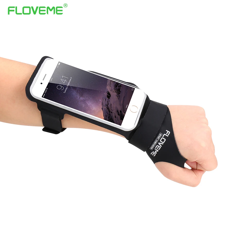 FLOVEME الرياضة Gym الشارة للماء الهاتف حالة ل Xiaomi Redmi 4x ملاحظة 4 4a mi5 mi6 mi7 غطاء تشغيل اليد حقيبة الذراع حالة الفرقة القضية لآيفون 7