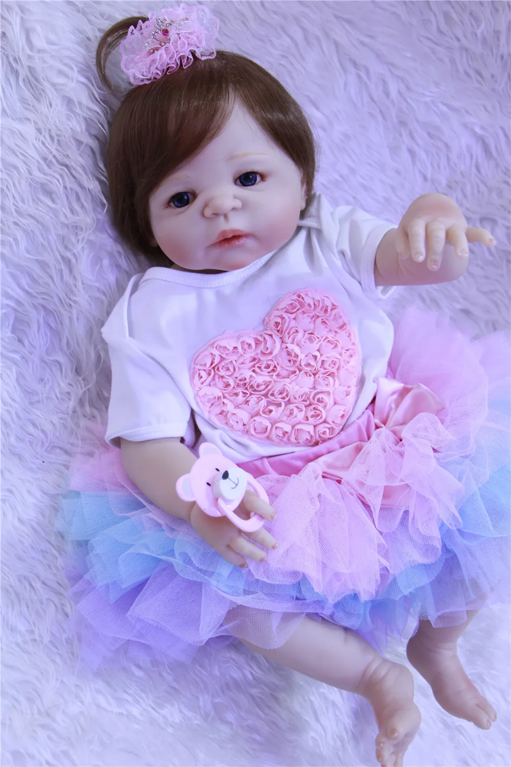NPK Bebes reborn girl dolls 23 &quot57 см силиконовые куклы с полным корпусом baby victoria реалистичные