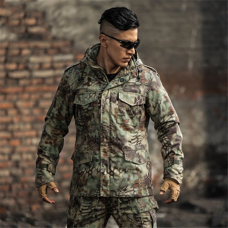 

Hot Camping Tactical Jacket Men's Outdoor Trekking Multi-pocket Liner Detachable Jacket Training Climbing Hiking Fishing Jackets