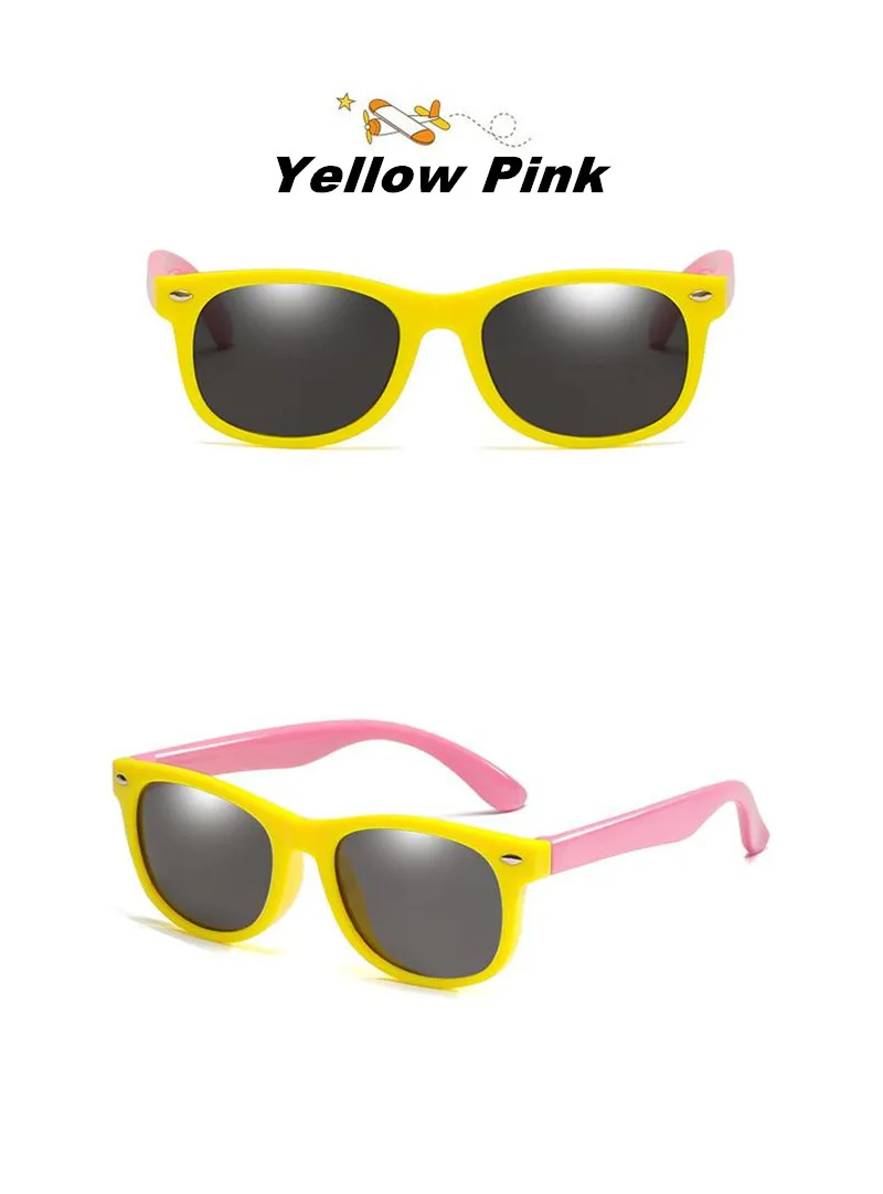 Отбеливающая серия CHUN Дети поляризованные солнцезащитные очки для женщин TR90 для маленьких мальчиков и девочек Солнцезащитные очки силиконовые защитные очки подарок для детей Детские UV400 очки M162