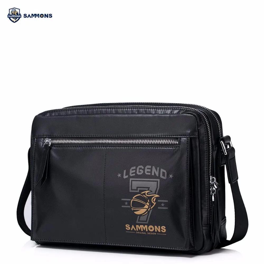 

SAMMONS Brand Design Fashion Printing Waterproof Nylon Casual Men Shoulder Bag Crossbody Messenger Bags