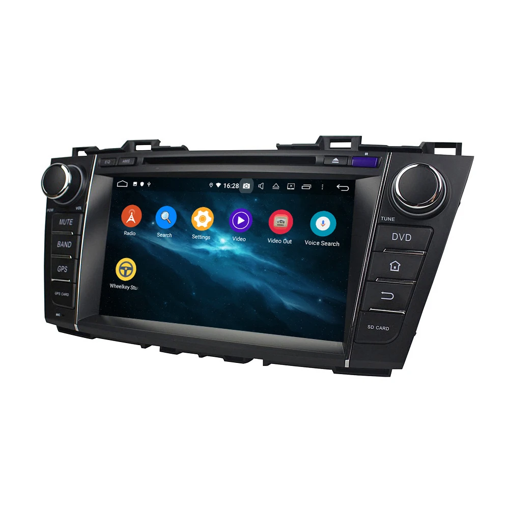 DSP 2 din " Восьмиядерный Android 9,0 автомобильный dvd-плеер для Mazda 5 Premacy 2009 2010 2011 2012 4 Гб ram с радио, GPS, WiFi Bluetooth 4,2