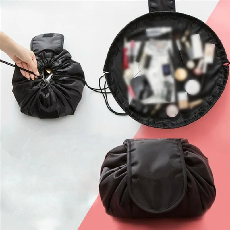 Women Drawstring Travel Cosmetic Bag Makeup Bag Organizer Make Cosmetic bag Case Storage Pouch Toiletry Beauty Kit Box Women Drawstring Travel Cosmetic Bag Makeup Bag Organizer Make Cosmetic bag Case Storage Pouch Toiletry Beauty Kit Box