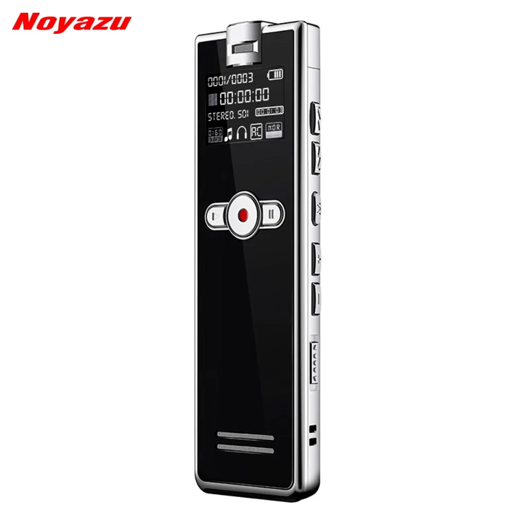 Noyazu F2 Быстрая зарядка 8 Гб стерео запись цифровой Аудио Диктофон шумоподавление Профессиональный диктофон Mp3 плеер