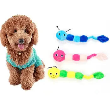 

Pet Dog Toys Funny Playing Cater Pet Lovely Voice Sound Squeaky Plush Soft Cuddly Puppy Interactive Toys For Large Small Dogs