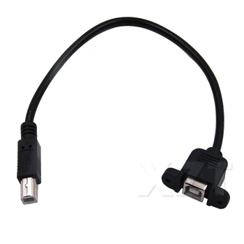 

1PCS USB Print Cable FOR Printer Scanner Extension Cord Panel Mount Extend Cable USB B Male to Female Printing Cable