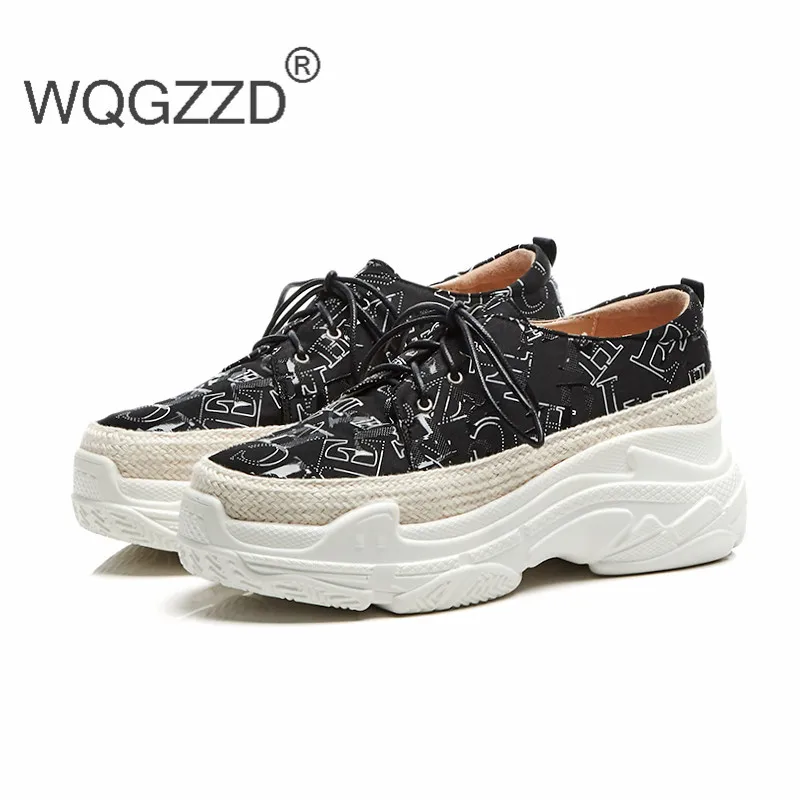 Up Plat 2018 Lace red Plate Ete Occasionnels Rond Femmes Imprimer Sneakers Chaussures forme Femme Zapatos Mocassins Black Bout Mujer PqFf44