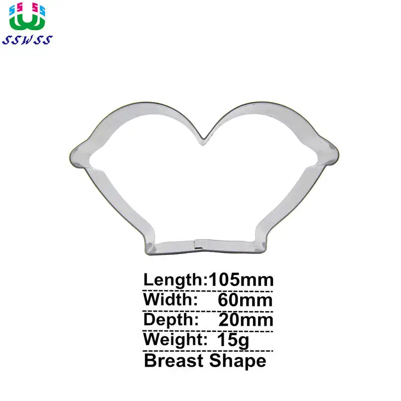 Passion Burning Cake Cookie Biscuit Baking Molds,Beauty Breast Shape Cake Decorating Fondant Tools,Direct Selling