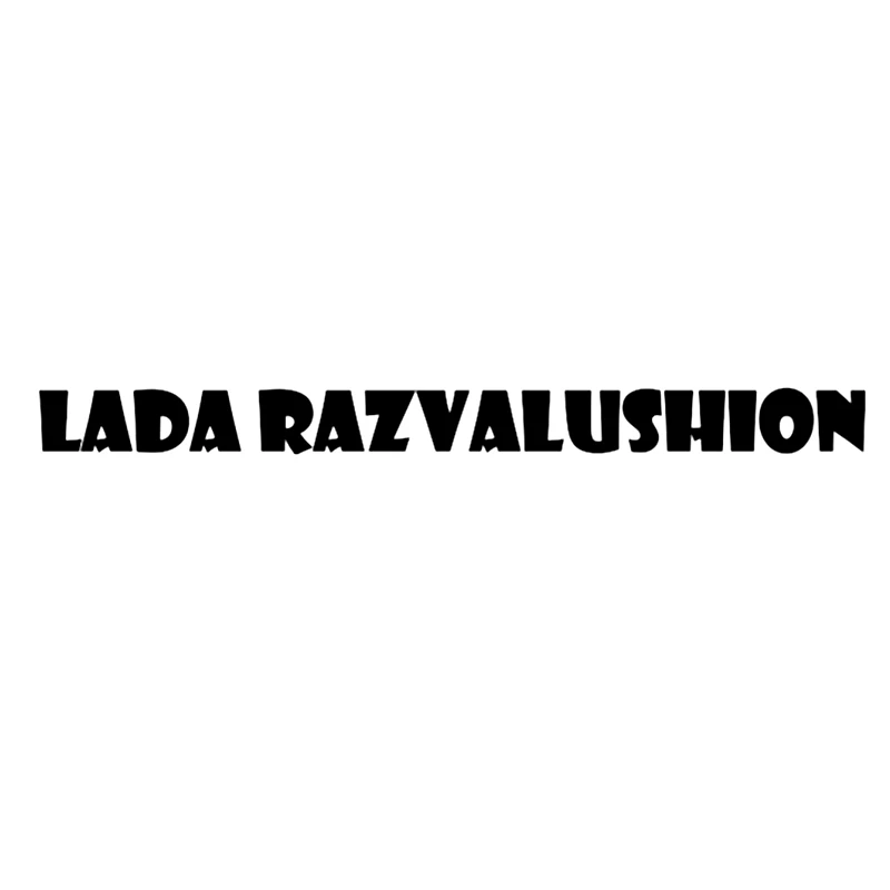 

CS-103#5.2*60cm LADA RAZVALUSHION funny car sticker and decal vinyl auto car stickers for bumper rear window