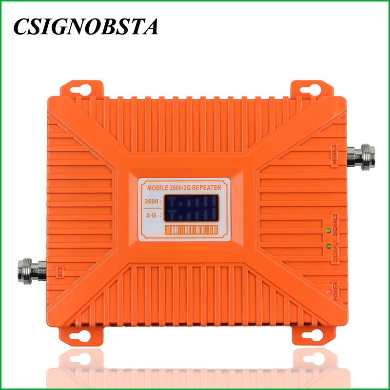 

For Russia High Gain 70 dB Dual Band 3G WCDMA 2100MHz UMTS 4G LTE 2600MHz Mobile Phone Signal Repeater Booster Amplifier