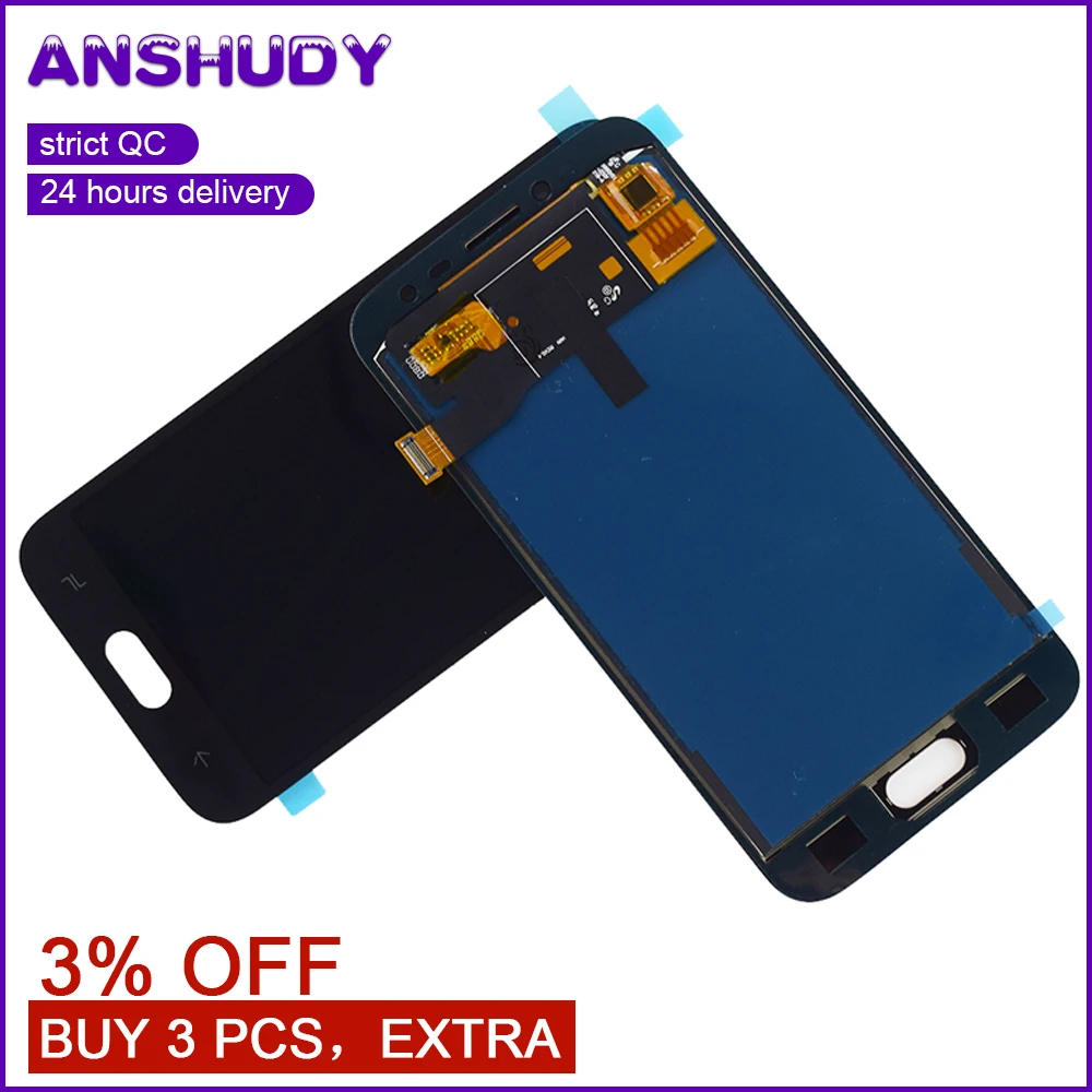 

J250F LCD J2 Pro j250 Display Touch Screen Digitizer Assembly For Samsung J2 Pro J250 J250H J250M Display Screen J2 2018 Display
