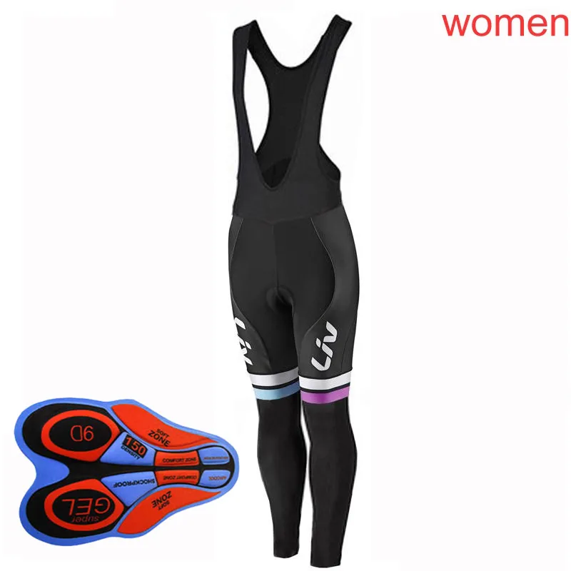 Ropa Ciclismo Mujer, комплект из Джерси для велоспорта,, женская одежда для горного велосипеда, одежда с длинным рукавом, дышащая, для горного велосипеда, спортивная одежда Y032602 - Цвет: only bib pants 04