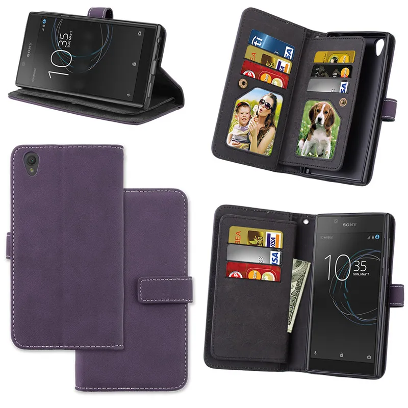 Luxury Leather Flip Case For Sony Xperia L1 Case Wallet Cover For Sony L1 G3311 G3312 Dual Sim Business Cases14