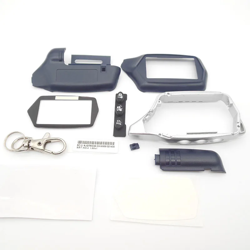 

Russian version C9 case keychain for starline C9 C4 C6 lcd two way car remote free shipping