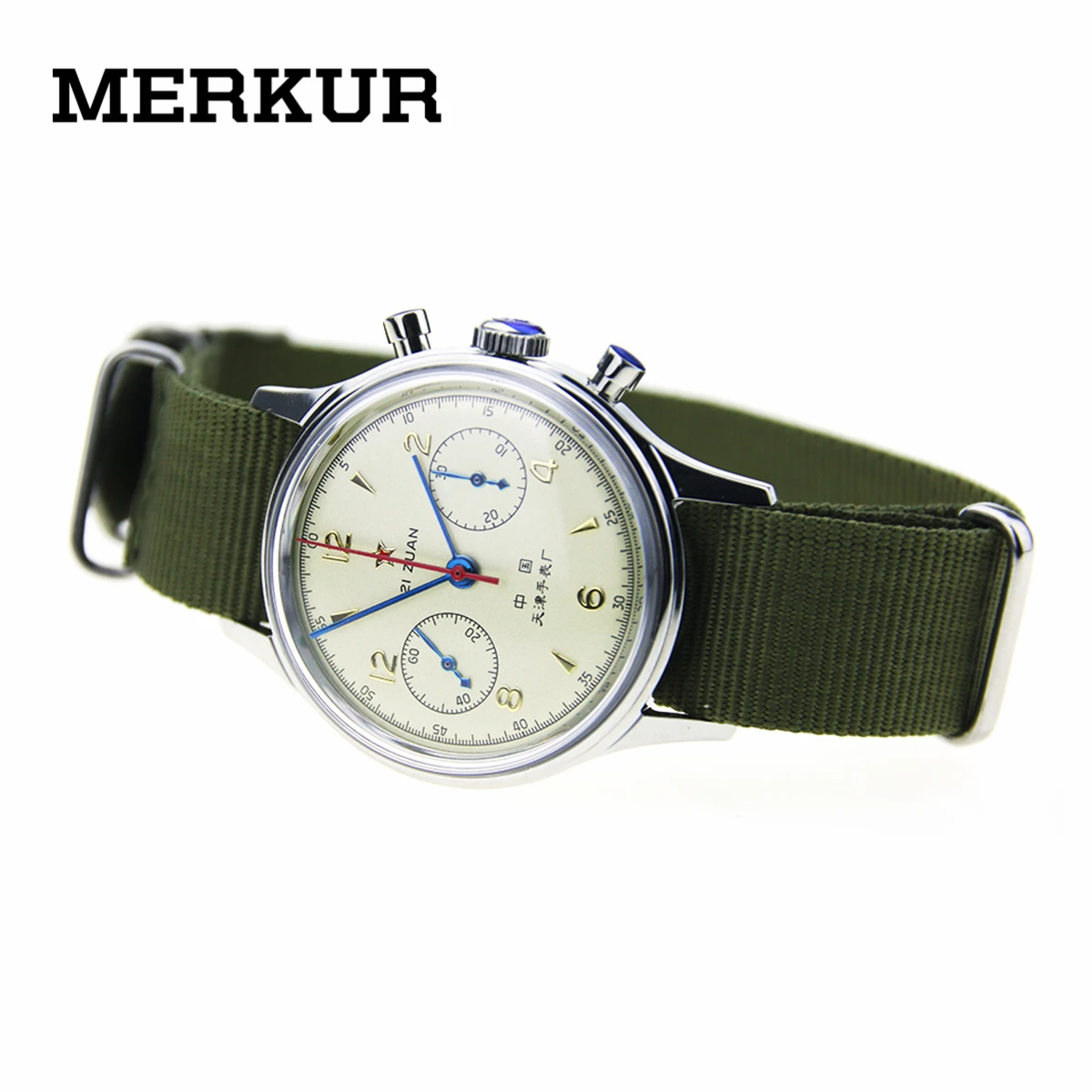 

First Vertion Genuine Seagull Chronograph Mens Wrist watch Pilot Official Reissue 304 St1901 1963 Flieger Non limited