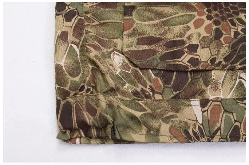 Уличная камуфляжная Спортивная охотничья одежда камуфляж Militar костюмы тактическая рубашка+ военные брюки карго униформа для страйкбола набор DH036