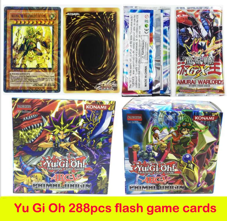 288pcs Anime Japan Yu Gi Oh Flash Game Cards Carton Yugioh Collection For Fun | Игрушки и хобби