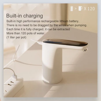 

Automatic Water Dispenser Electric Water Pump Home Office Travel Drinking Water Pump USB Charging Portable Electric Water Pump