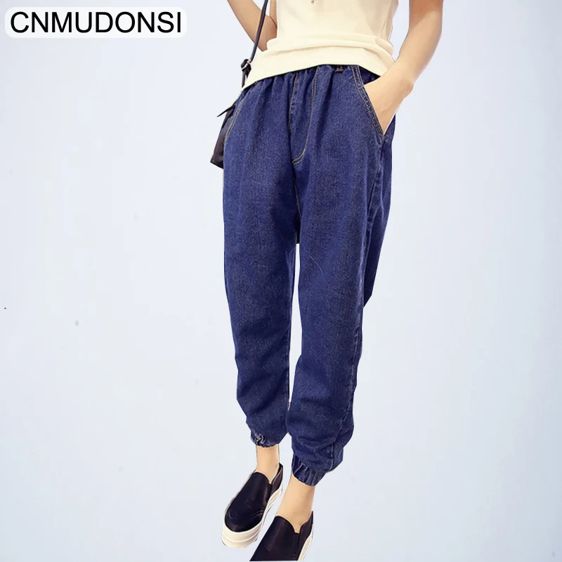 2018 Summer Autumn New Women Harem Pants Vintage High