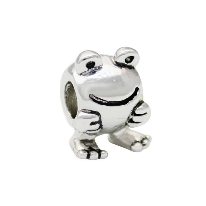 

frog holding Easter egg European bead charm Fit Pandora Bracelet