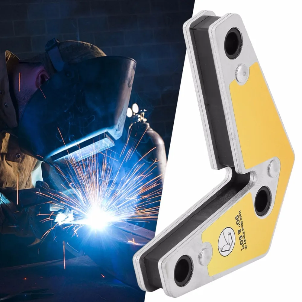 

Magnetic Corner Welder Welding Arrows Holder Double-Head Soldering Locator Industrial Magnet