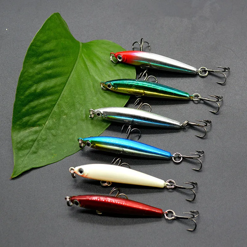 Fishing Artificial Pencil Lure Small Mini Hard Bait Bass Lures 4g/5cm