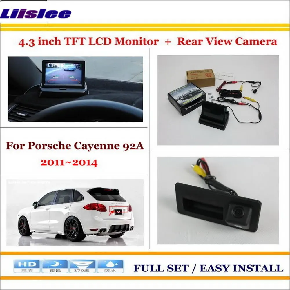 Liislee For Porsche Cayenne 92A 20112014 Auto Rear View Camera Back Up