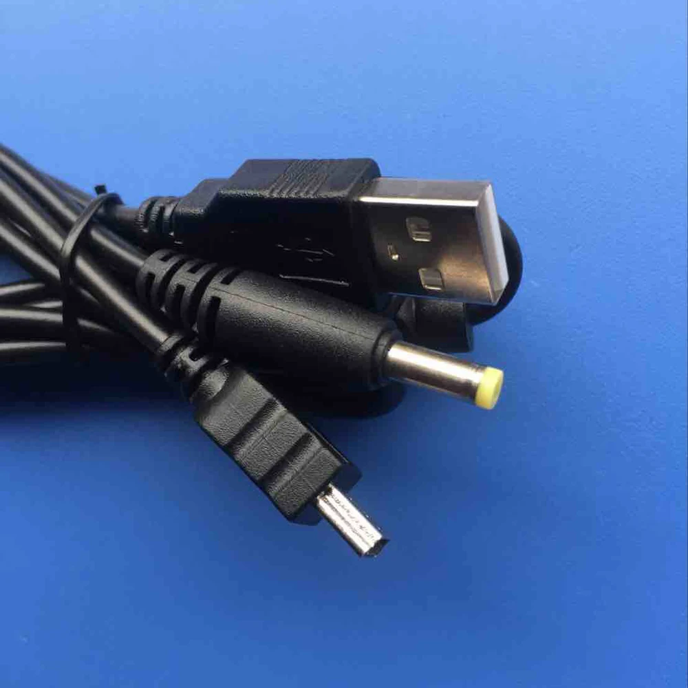 Высокое качество 2 в 1 USB Передача данных зарядный кабель шнур для psp 2000/3000