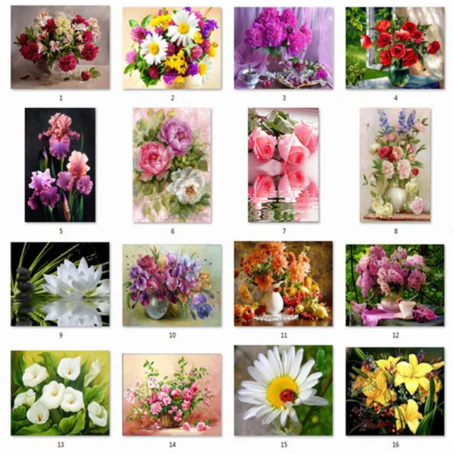 5D FAI DA TE Diamante Fiore Del Ricamo Croce Diamante Ricamo Diamante Autoadesiv 5D FAI DA TE Diamante Fiore Del Ricamo Croce Diamante Ricamo Diamante Autoadesiv