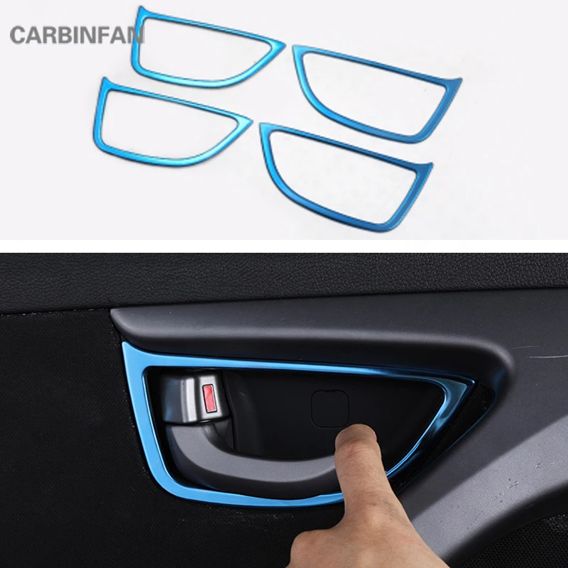Крышки для ручек внутренней двери из нержавеющей стали Hyundai Elantra 2012 2015 отделка