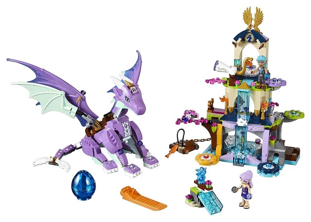 Bela Elves The Dragon Sanctuary Строительный набор совместимых Legoingly 41178 игрушки для детей (591