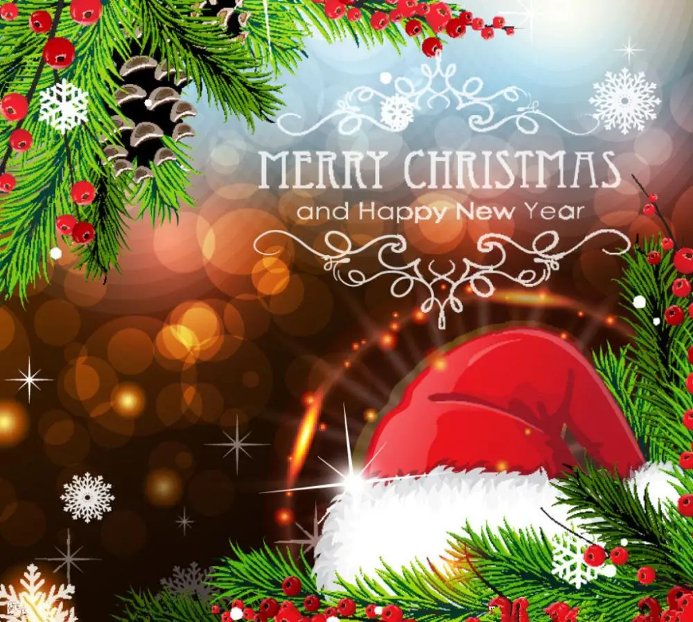 

8x8ft Christmas theme Vinyl Custom Photography Backdrops Props Studio Background EPK-320