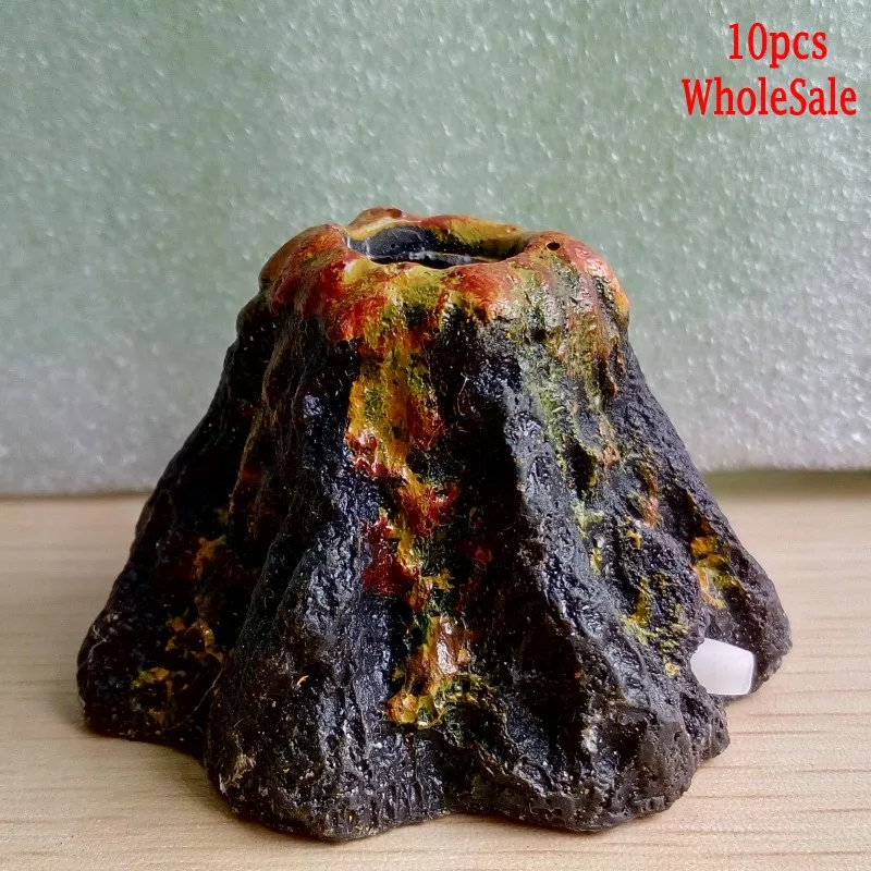 

10 pcs Volcano Shape Air Bubble Stone Oxygen Pump Aquarium Tank Fish Ornament Decor Oxygen Aerator