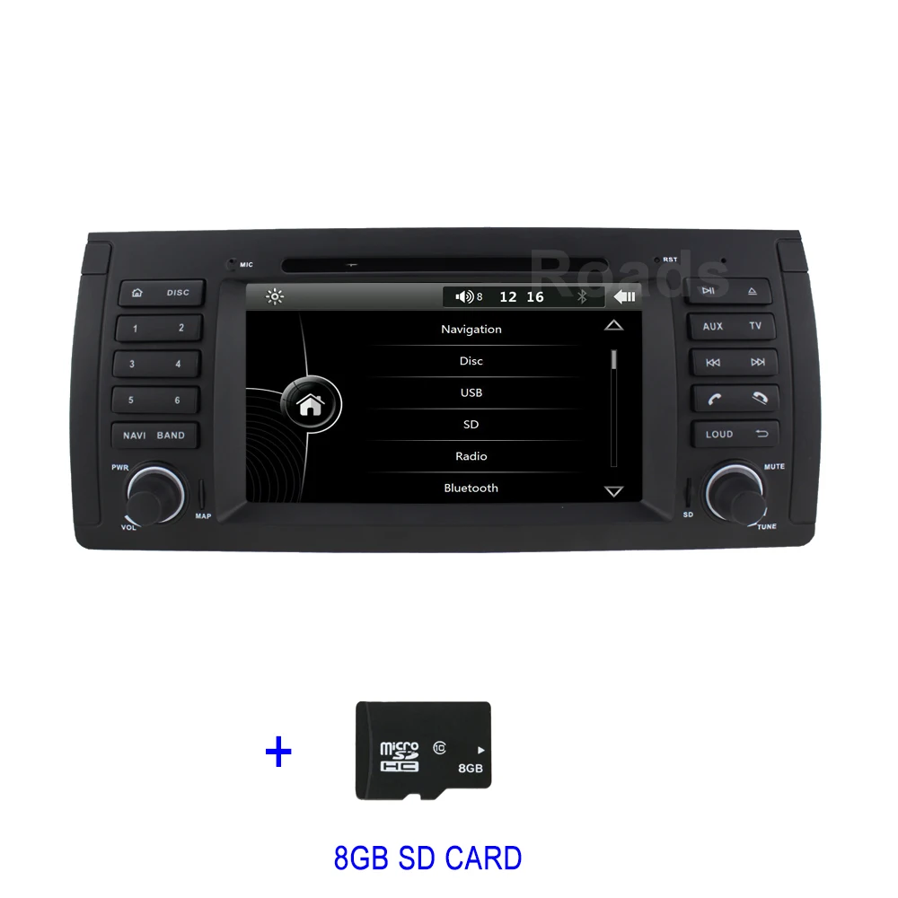 

Car DVD Multimedia Radio Player for BMW E39 E53 M5 with BT GPS Navigation