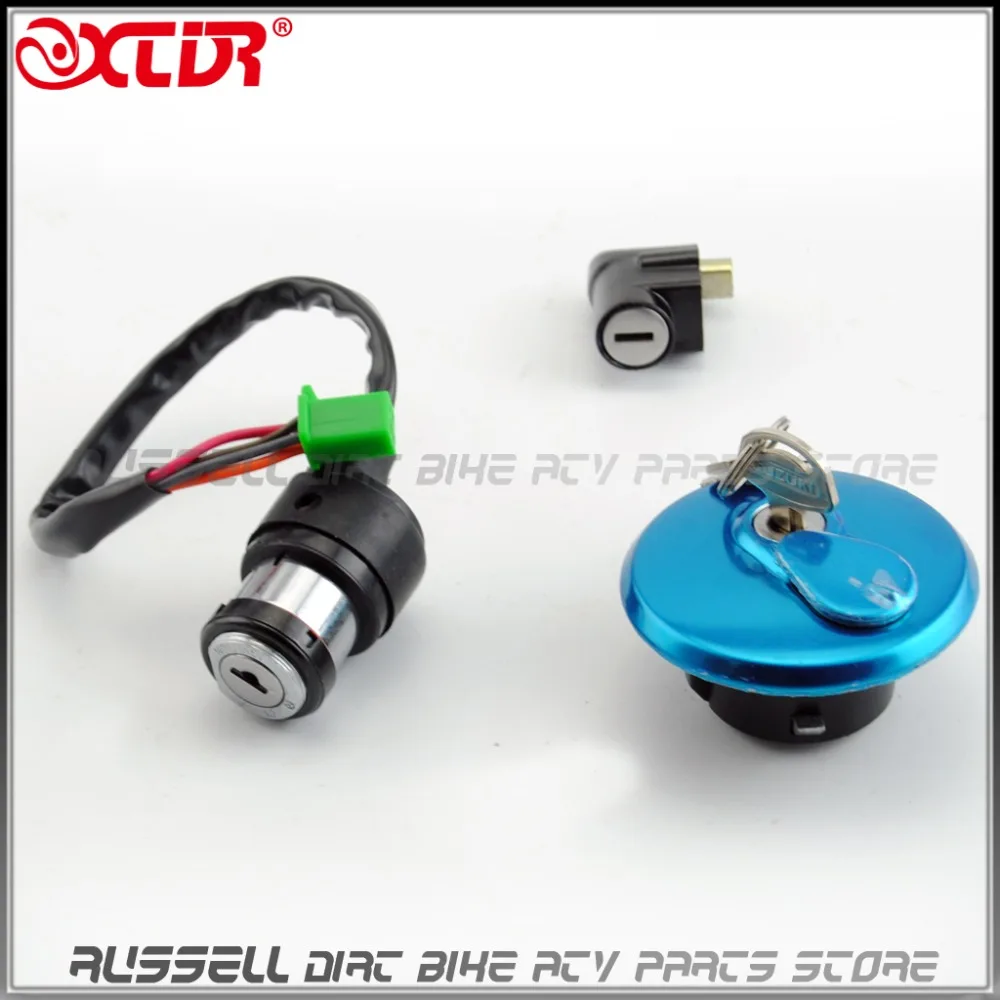 

Complete Lock Set Ignition Main Switch 2 Keys Petrol Fuel Tank Cap Seat Lock for Suzuki GN125 GN 125 GN125H 1982-2001