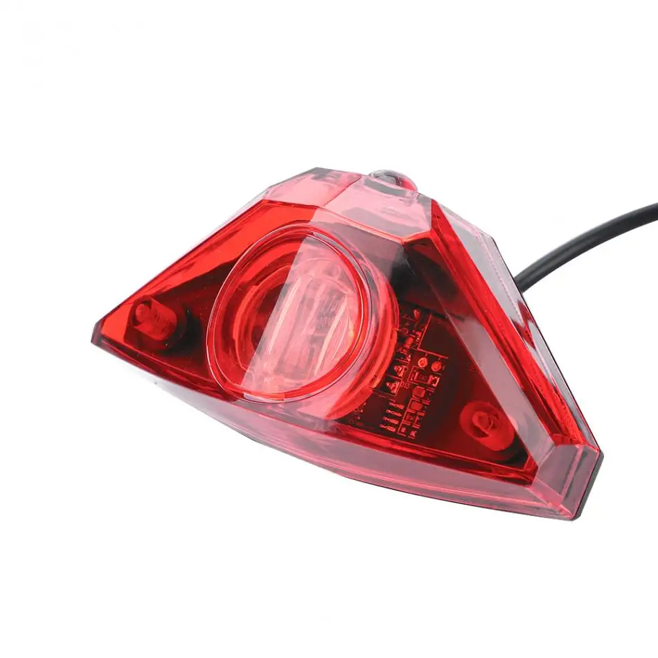 Sale Universal Electric Bike Scooter Rear Tail Safety Light Plastic Warning Brake Lamp Suitable for Scooters etc 4