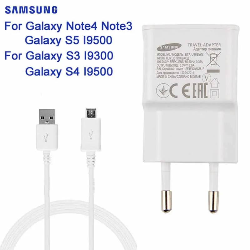 samsung Адаптивное быстрое зарядное устройство Micro USB кабель для samsung Galaxy S6 S7 edge J3 J5 J7 A3 A5 A7 Note