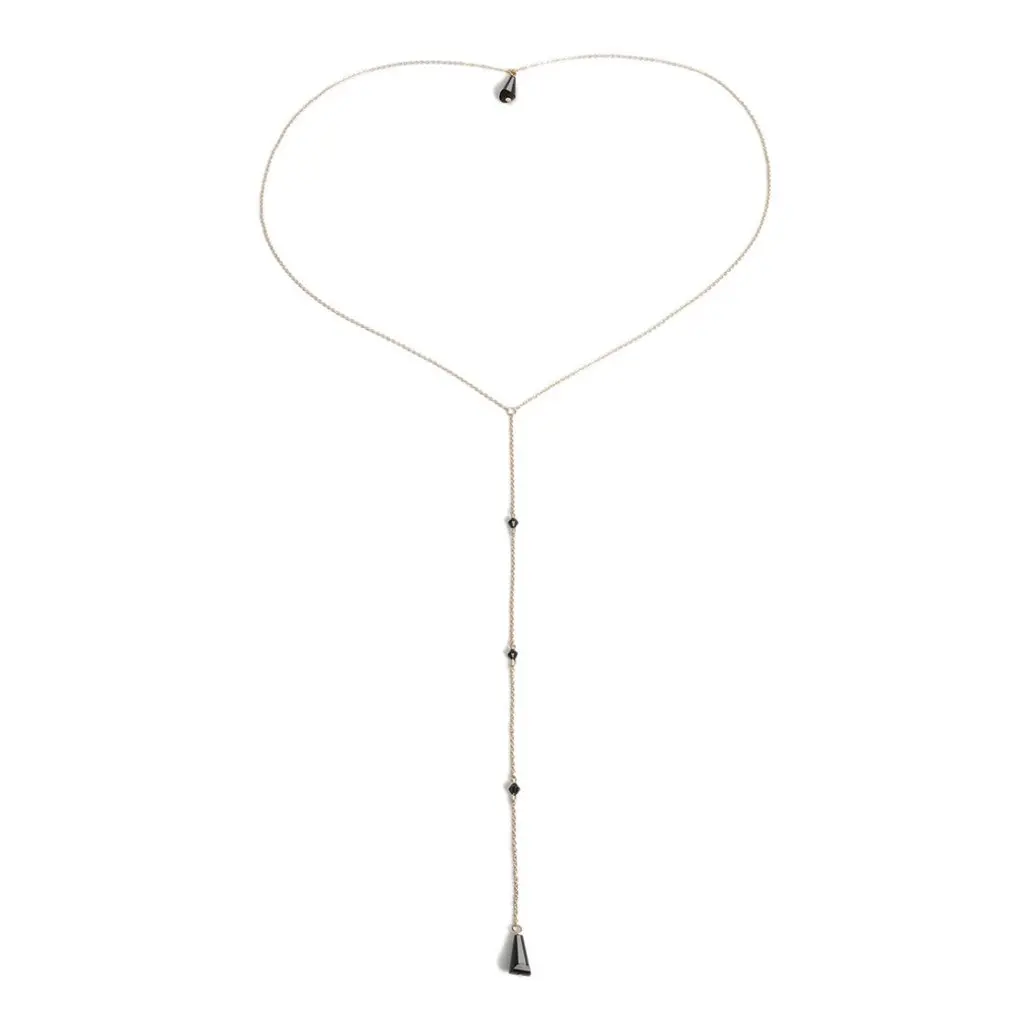 

Punk Style Exaggerated Women Back Necklace Party Night Club Female Long Style Necklace Jewelry Best Gifts