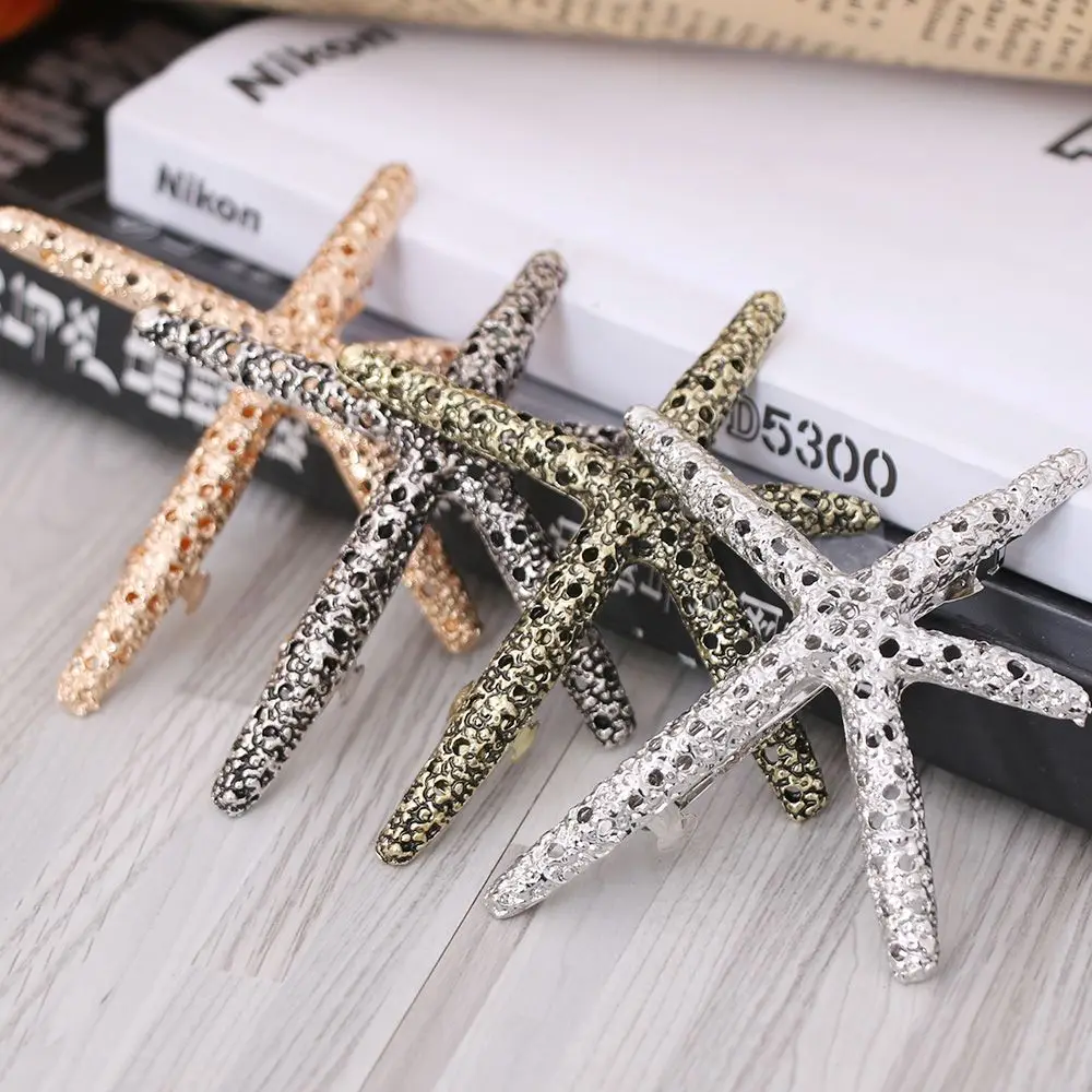 

Fashion Women Beach Coral Starfish Hair Clip Barrette Hairpin Bobby Pin Jewelry