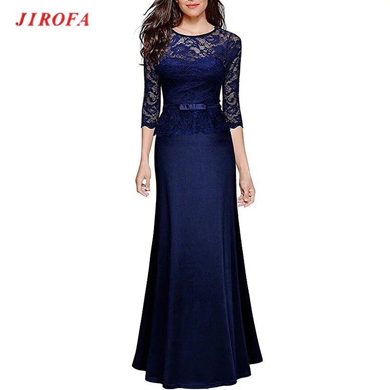 Longue robe dentelle Clearance