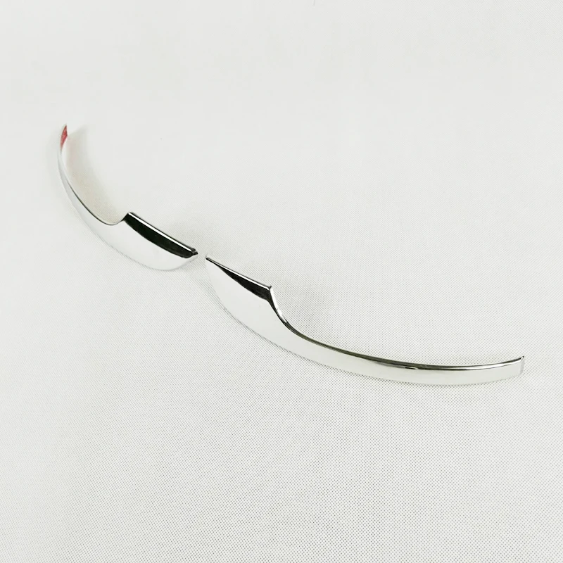 2Pcs Silver ABS Chrome Side Rearview Mirrors Stripe Cover Trim Sticker For Ford Kuga Escape 2013 2014 car styling