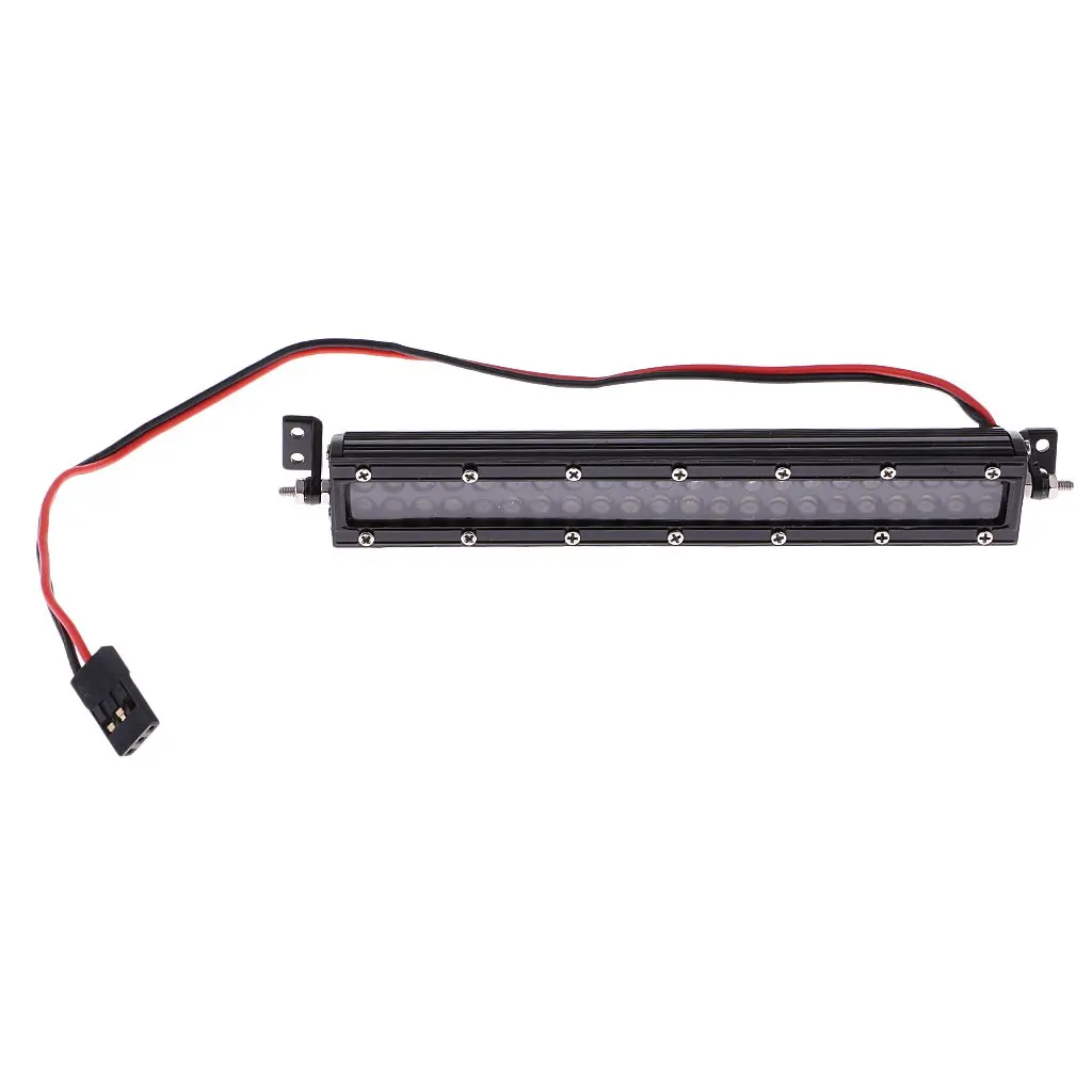 RC Car Roof 44 LED Light Bar запасные части Аксессуары Украшение для 1/10 Rally Monster Truck Axial SCX10 RC4WD