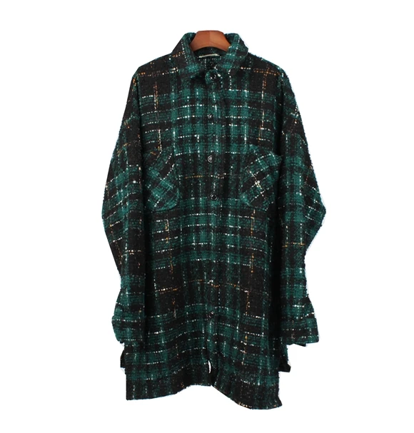 relaxed tweed jacket