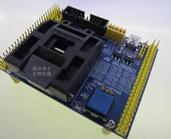 Раскладушка STM32-LQFP100 STM32F302/100/407/215/207/030/215/151/415 IC адаптер для горения сиденья тестовое гнездо испытательного стенда