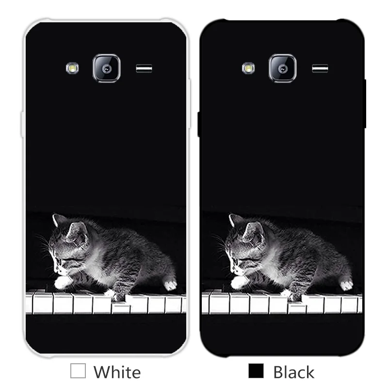 Мягкие TPU для samsung Galaxy J7 Крышка Dif Cat Дизайн чехол для телефона для samsung Galaxy J7 j700 j700f j700h SM-J700F Fundas