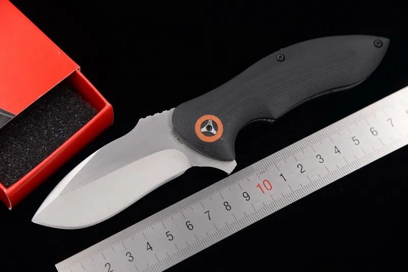 

JUFULE C187 ball Bearing G10 handle S30v blade flipper folding camping hunting outdoor survival pocket EDC tool kitchen knife