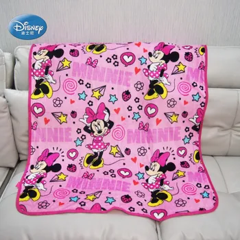 

Disney Minnie Mouse Manta Lightweight Blanket Throw for Girls Kids on Crib/Plane Summer Baby Girls Sleeping Covers 100X120CM